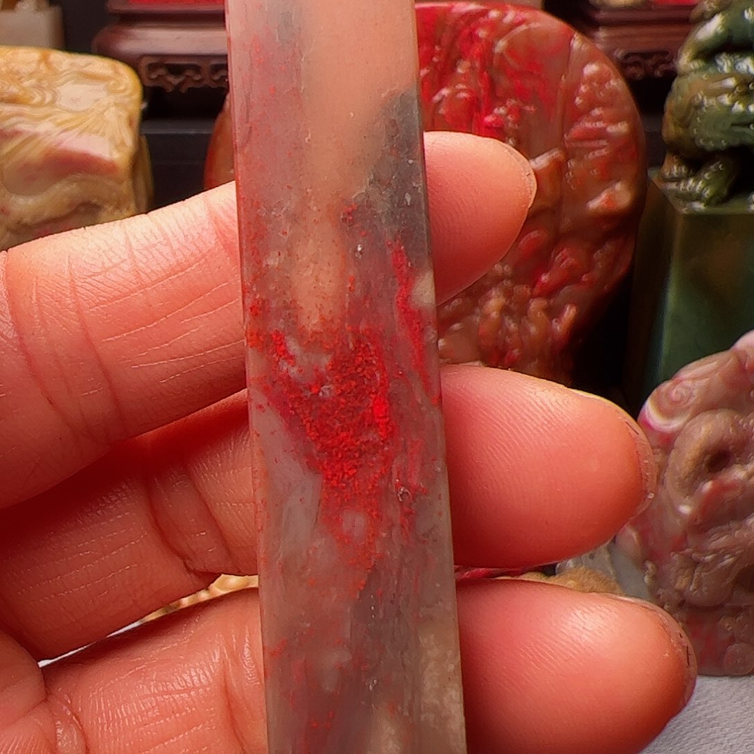 昌化石昌化鸡血石印章