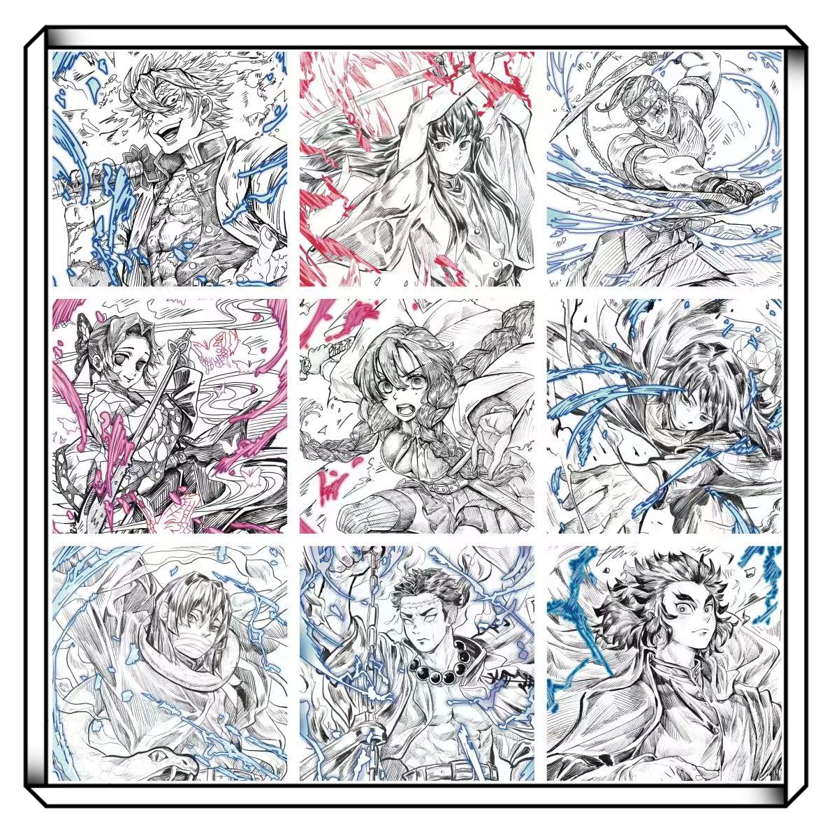 第二弹 （欧气转转）鬼灭之刃二创吧唧