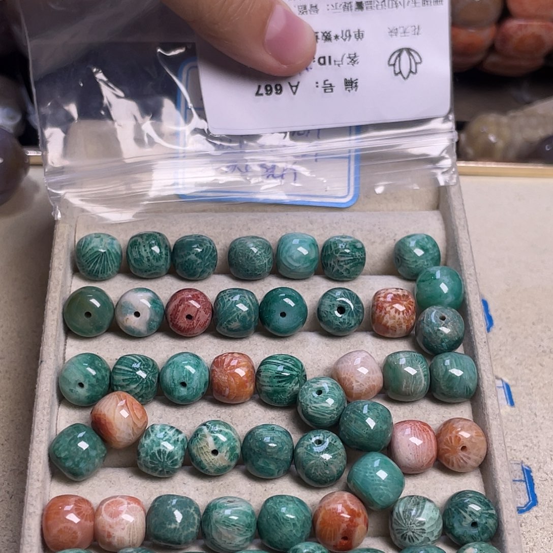 *****硅化玉未镶嵌手镯