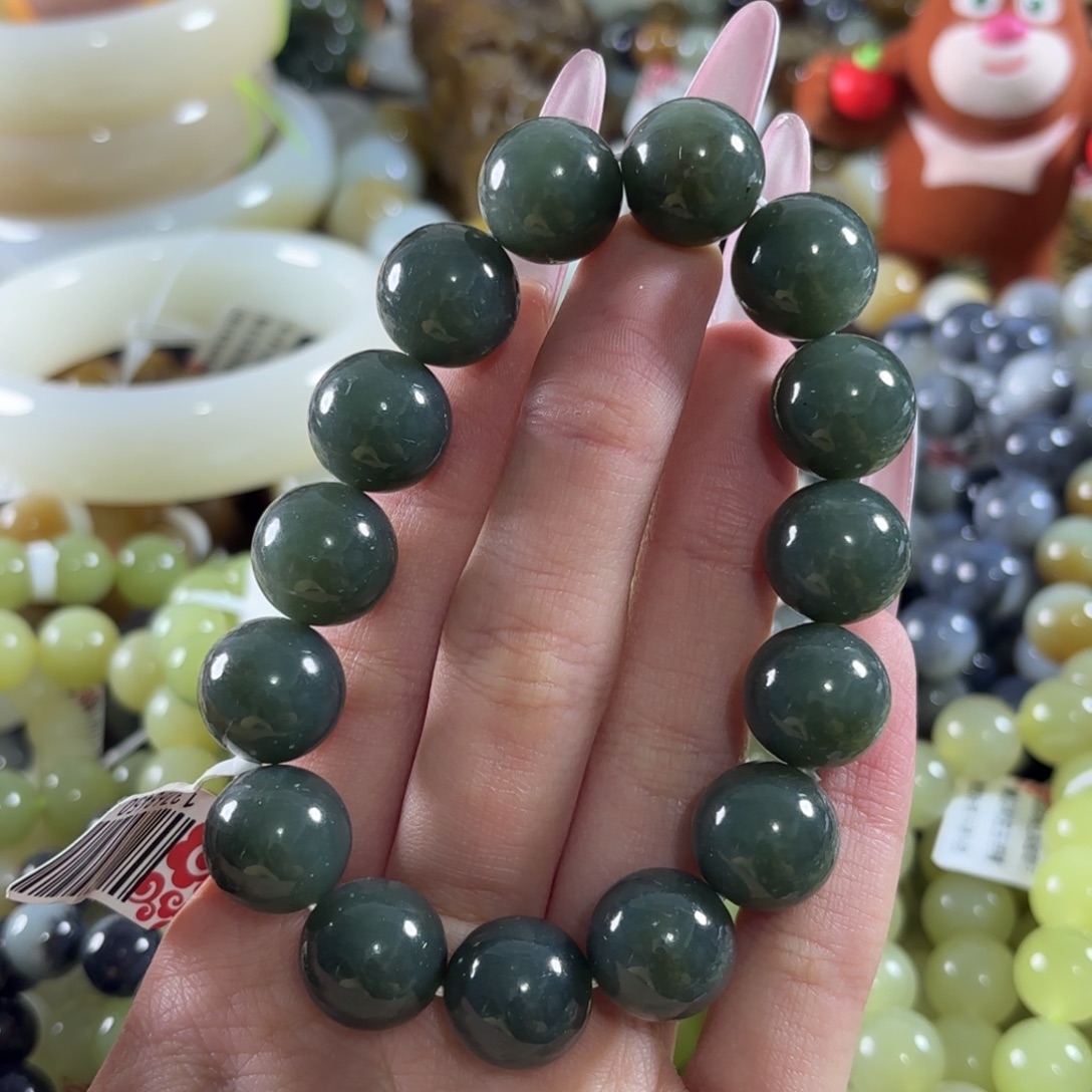 和田玉未镶嵌手链367