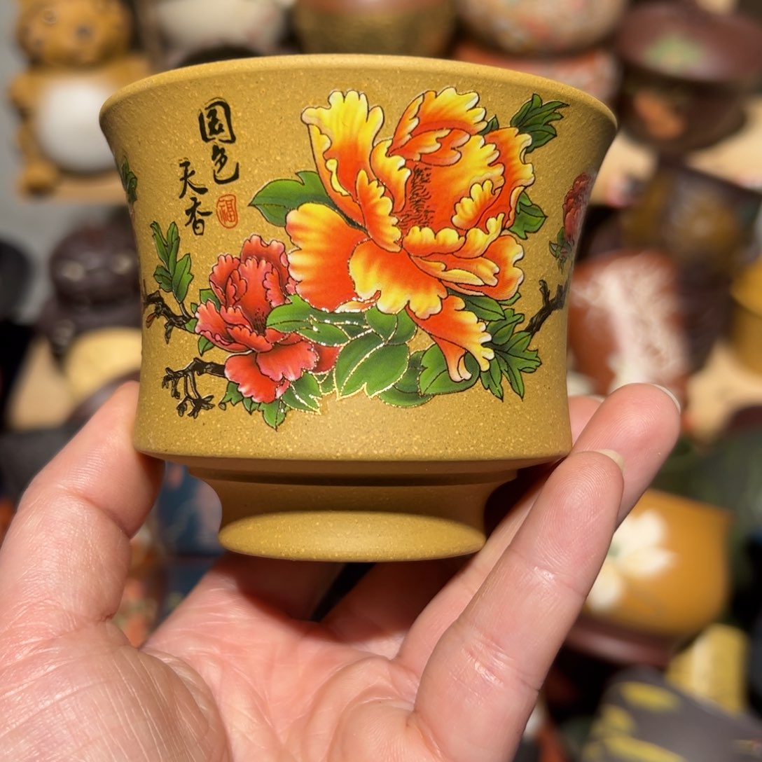 紫砂茶杯宜兴紫砂主人杯