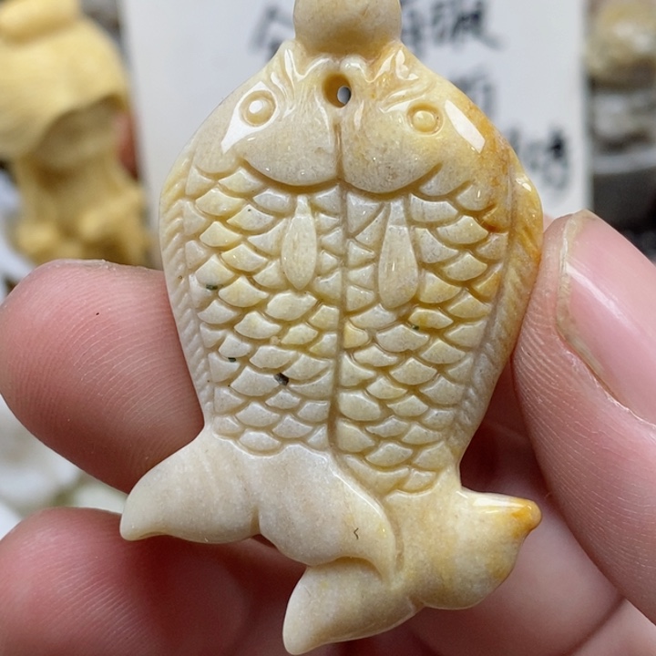 颈饰未镶嵌硅化珊瑚（珊瑚玉）