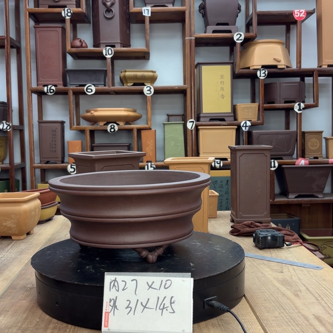 紫砂花盆紫砂花盆