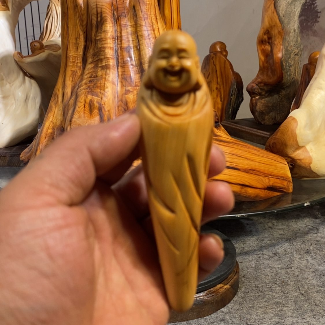 【闪购商品】柏木（崖柏）木雕工艺品摆件家居装饰手把件