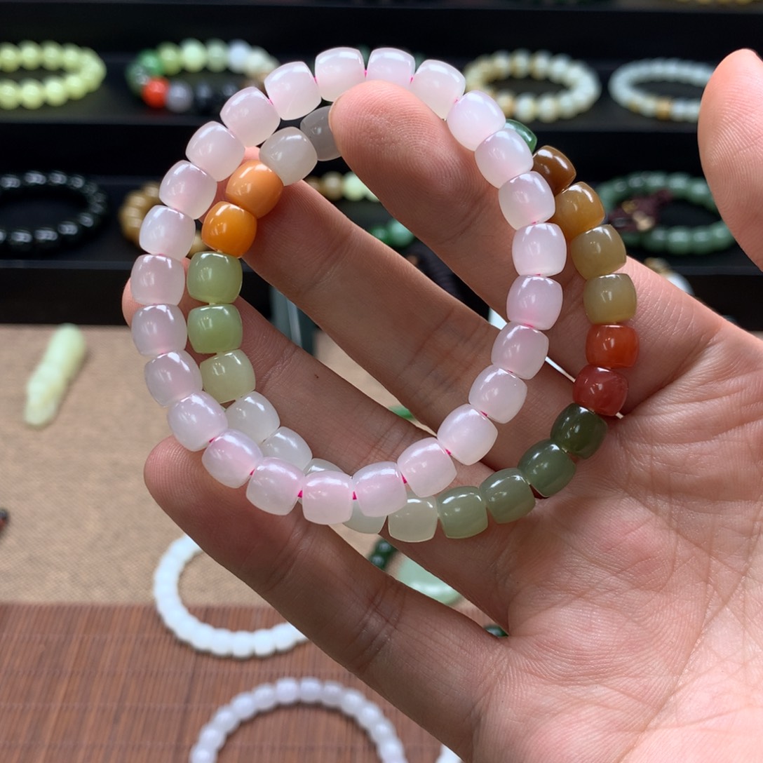 和田玉手链未镶嵌吾****忘