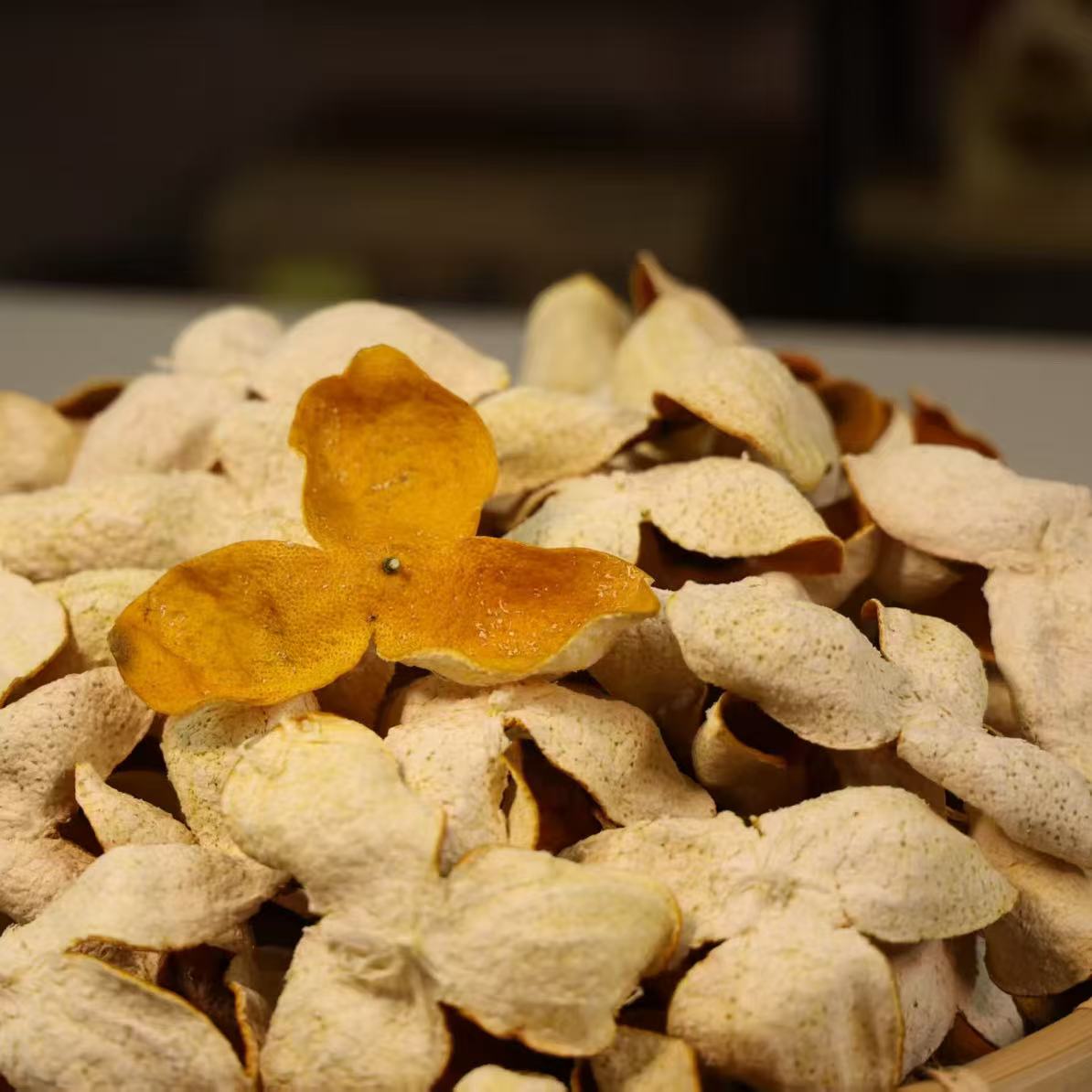 2025年广西浦北陈皮 60-80大红柑茶枝柑煮菜煲汤茶通用(大红皮)