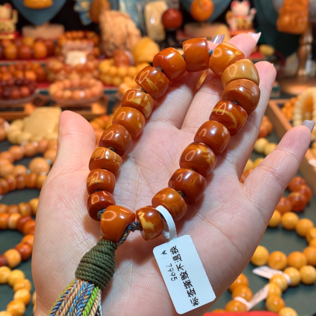 【闪购商品】蜜蜡手链未镶嵌蜜蜡手链