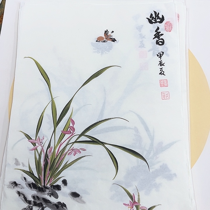 国画孟凡萍小兰花