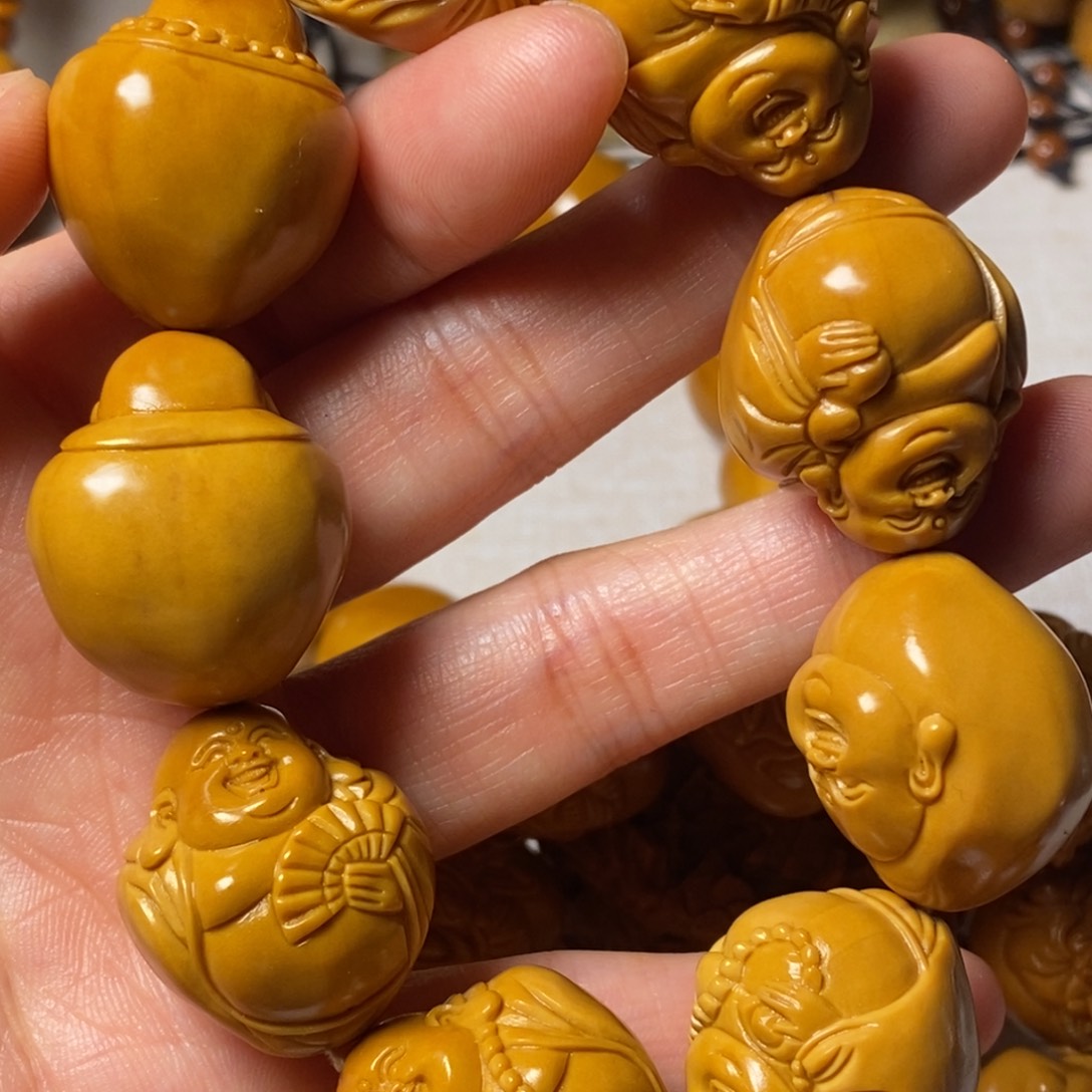 橄榄核手串/手链9***！灯泡弥勒