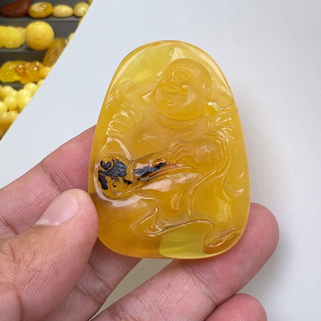 【闪购商品】琥珀裸石未镶嵌18.24克