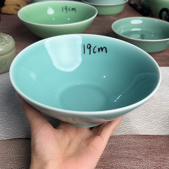 龙泉云间青瓷小米茶器