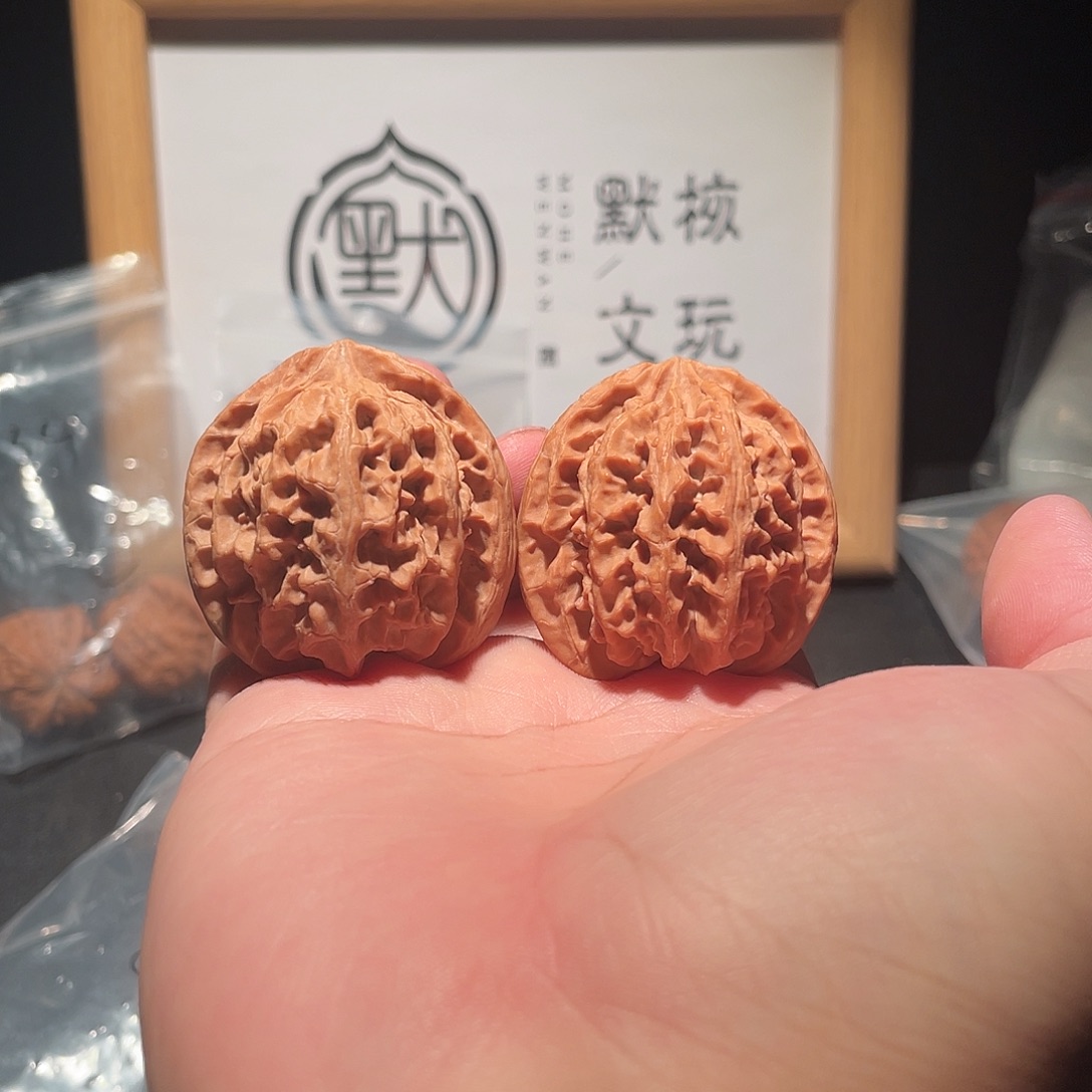 吊坠文玩核桃40全品苹果园