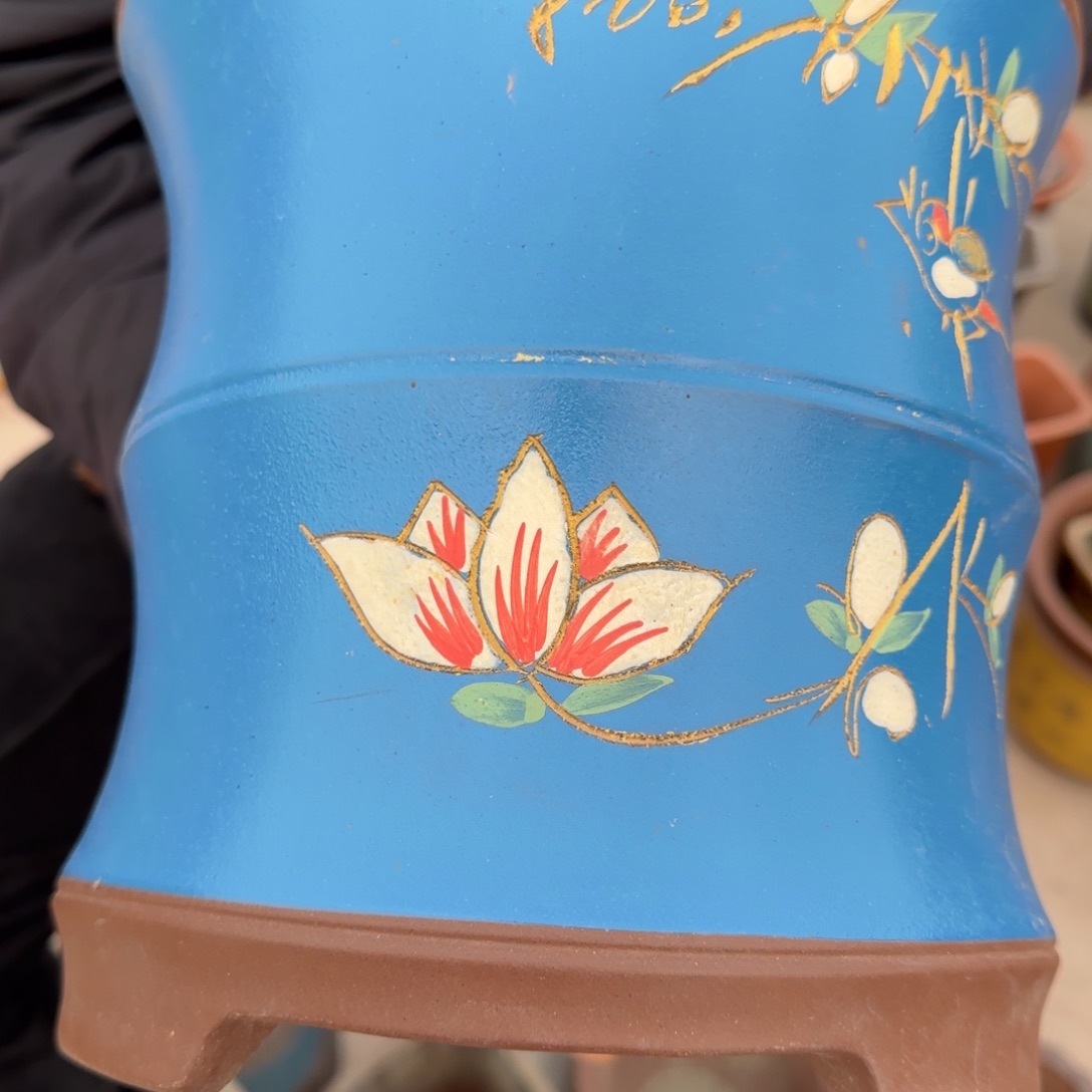 紫砂花盆口径20.20口径