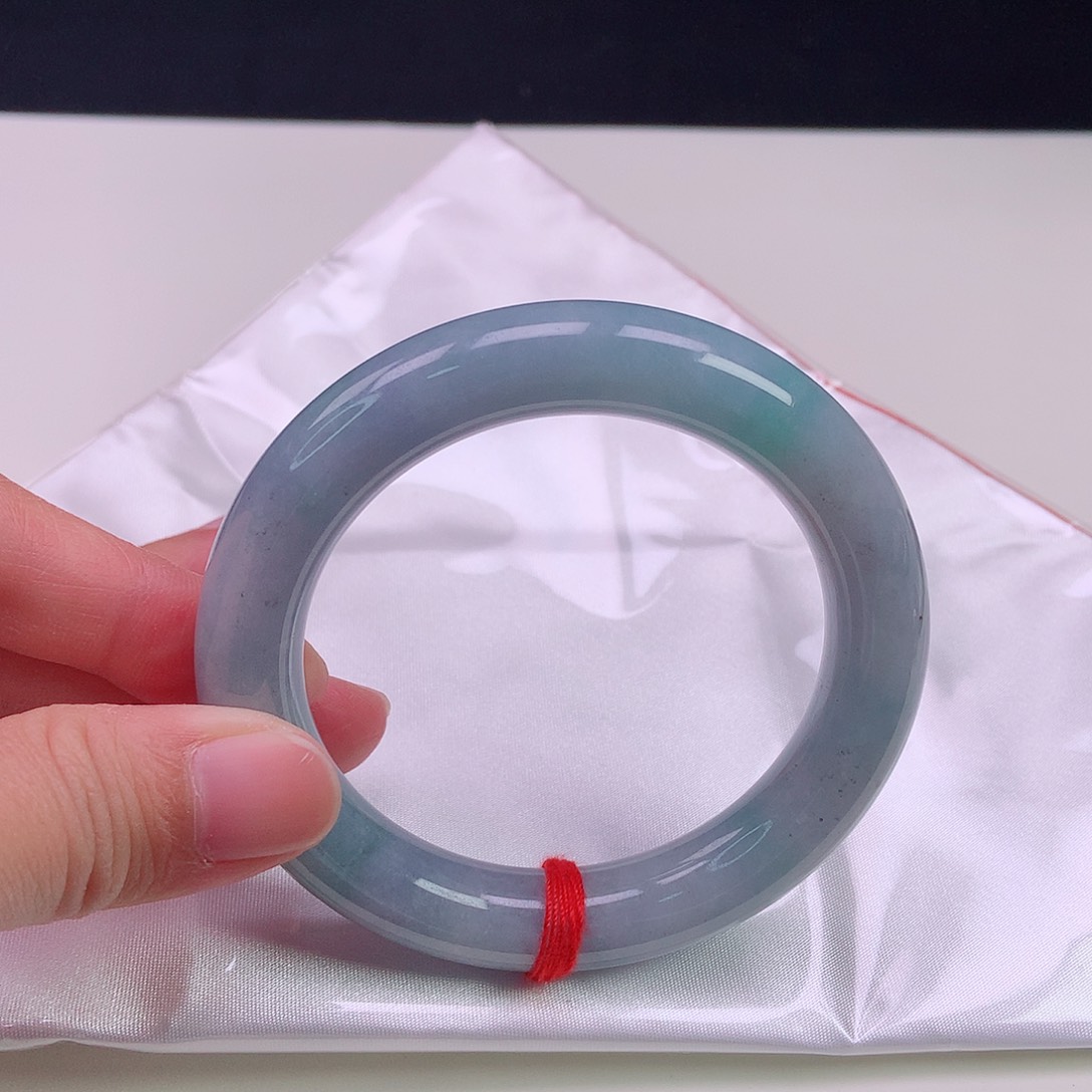 翡翠手镯未镶嵌55圆条