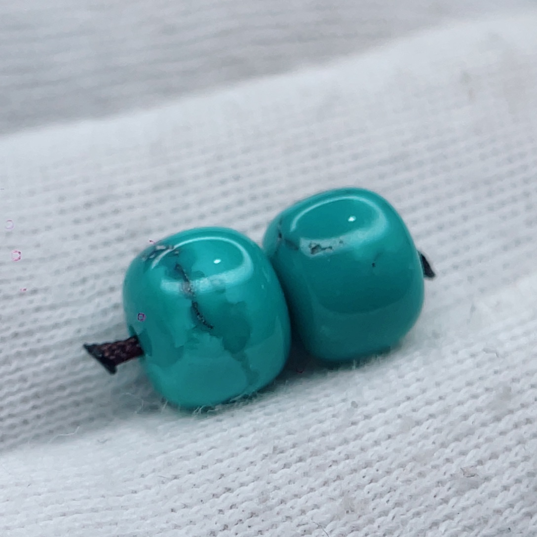 绿松石未镶嵌颈饰卡7.7