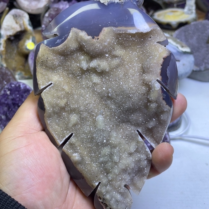 紫晶摆件未镶嵌紫晶