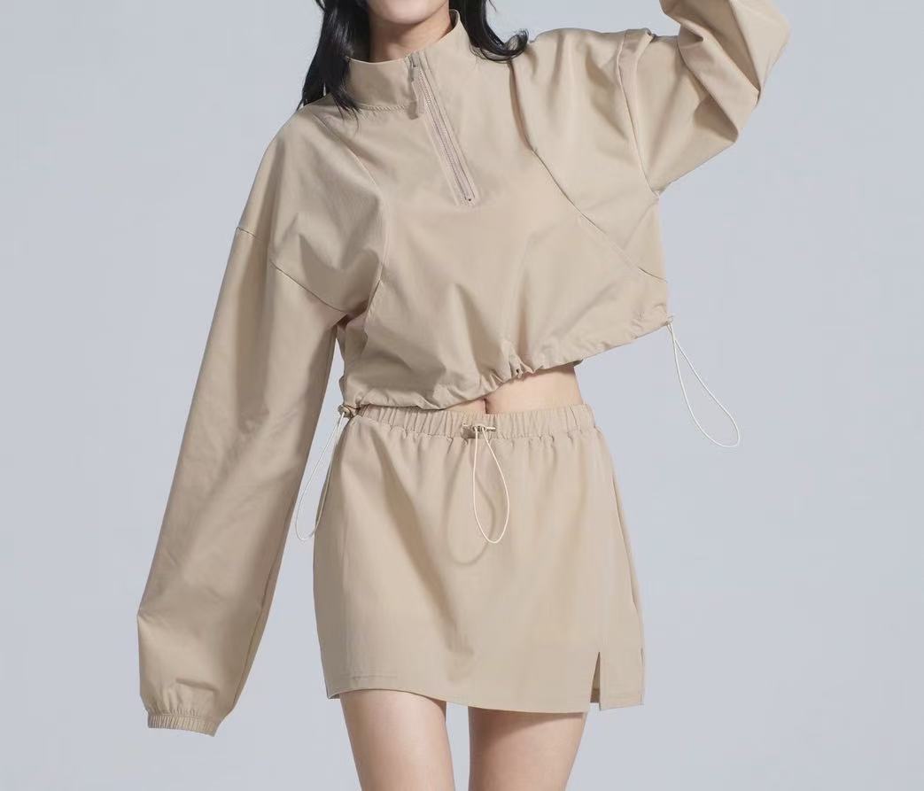 BFT15S16 UPF50+防晒套装高级凉感户外跑步瑜伽健身服套装