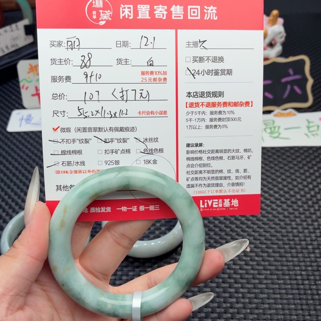 丽***师翡翠未镶嵌颈饰天然