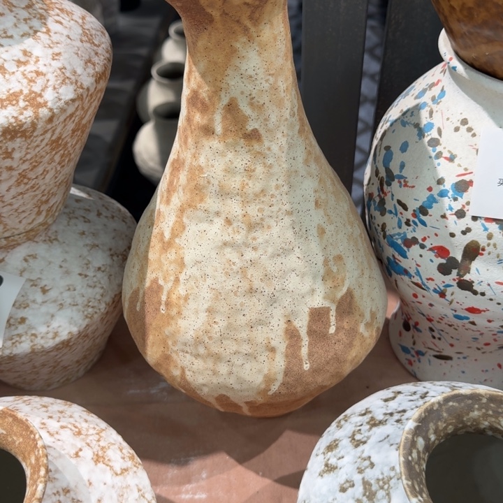 小****瓷片景德镇高温花器编码7797高35口4默认无孔