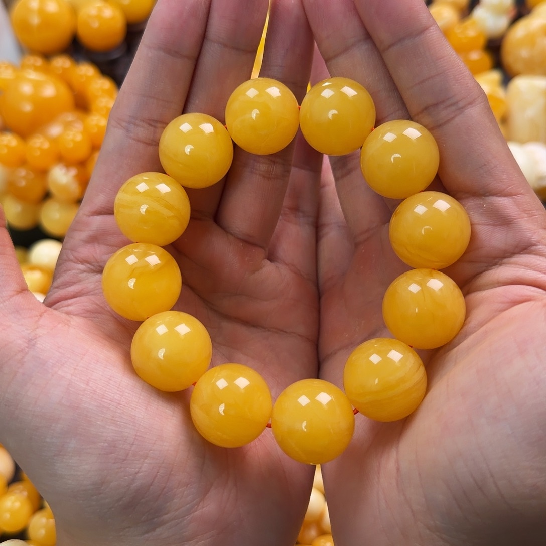 琥珀未镶嵌珠宝奇石20mm同料