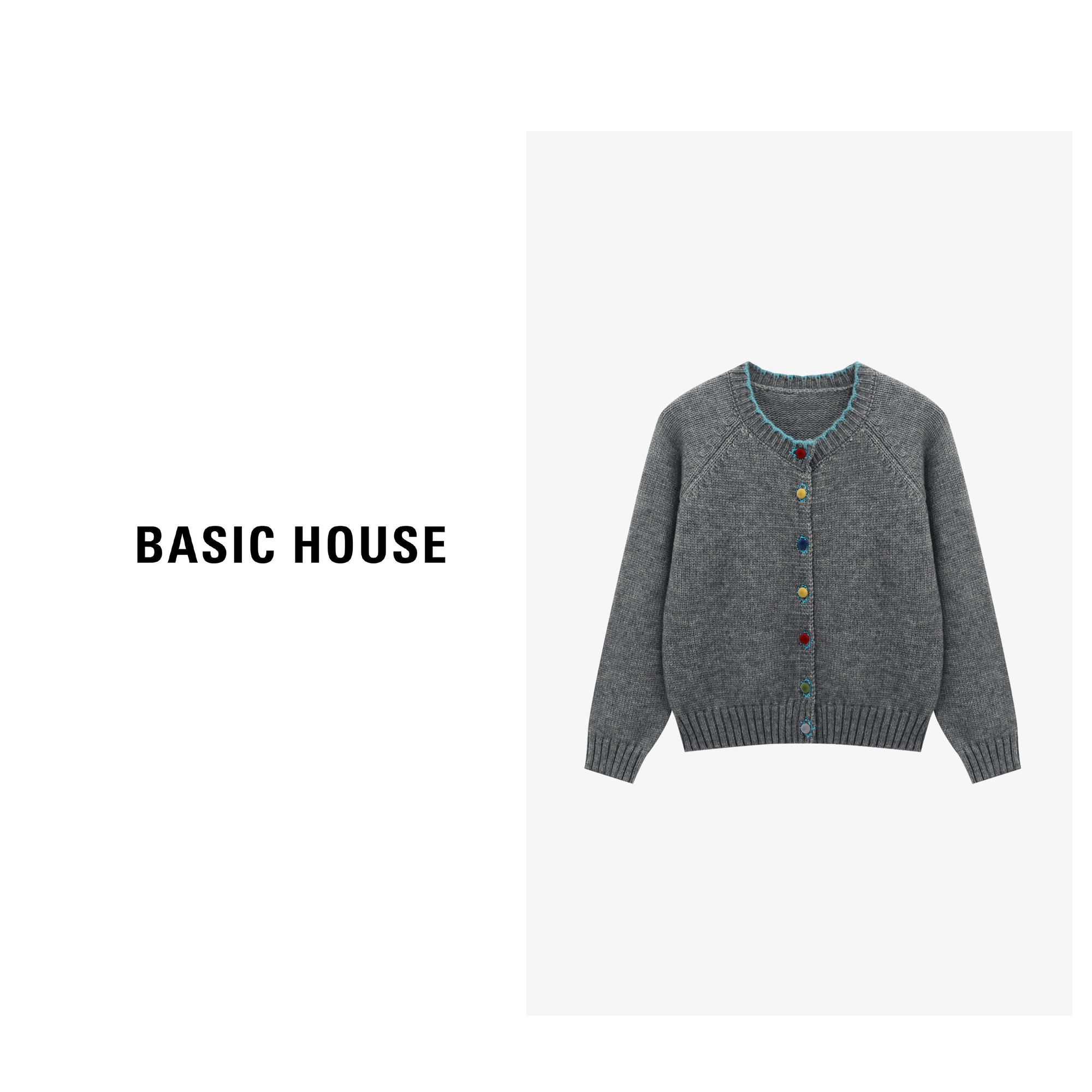 【赵老板专享】Basic House/百家好秋季时尚休闲毛衣-B0625B5MNI2