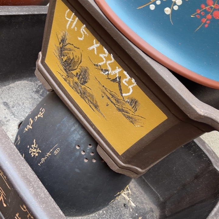 紫砂花盆紫砂花盆