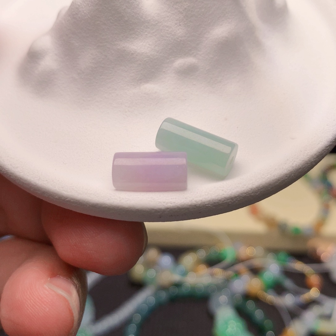 翡翠散珠七彩珠珠123