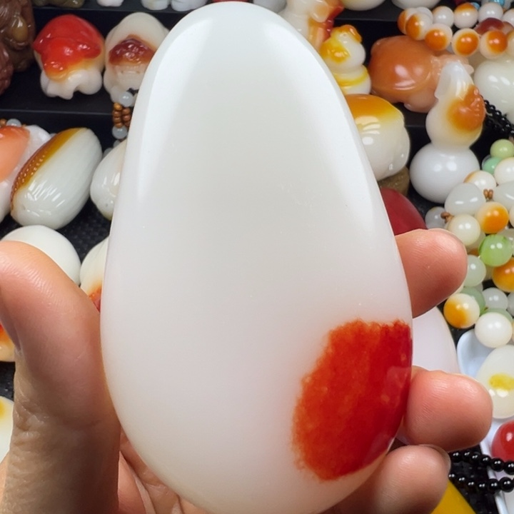 新疆戈壁五彩石金丝