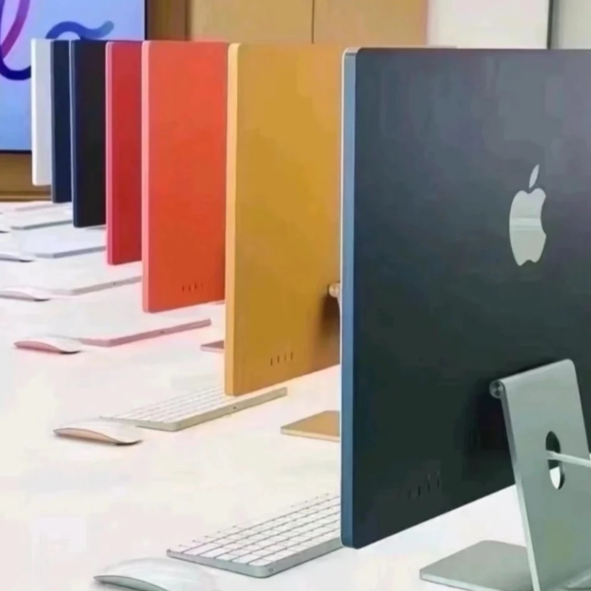 95新 Apple/苹果 iMAC 英特尔高配超薄窄边框 设计商务剪辑修图