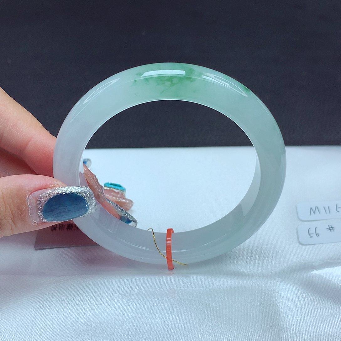 未镶嵌手镯翡翠56圈057