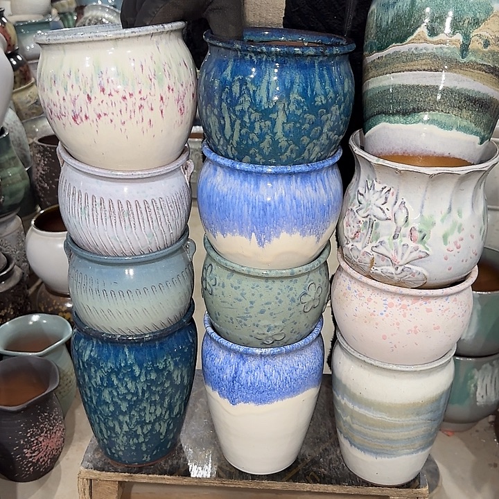 12个啦啦啦啦花盆