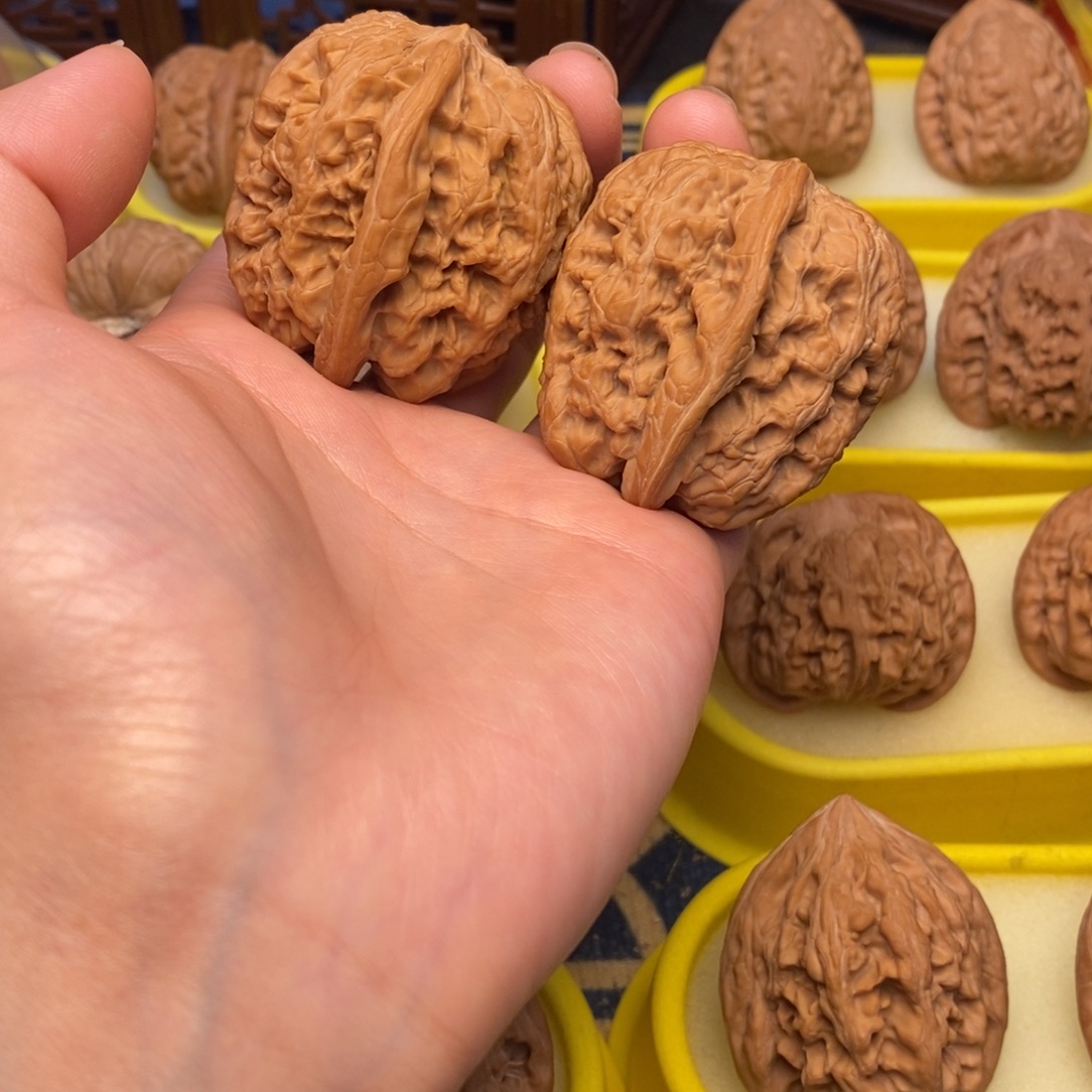 文玩核桃把件40将军膀