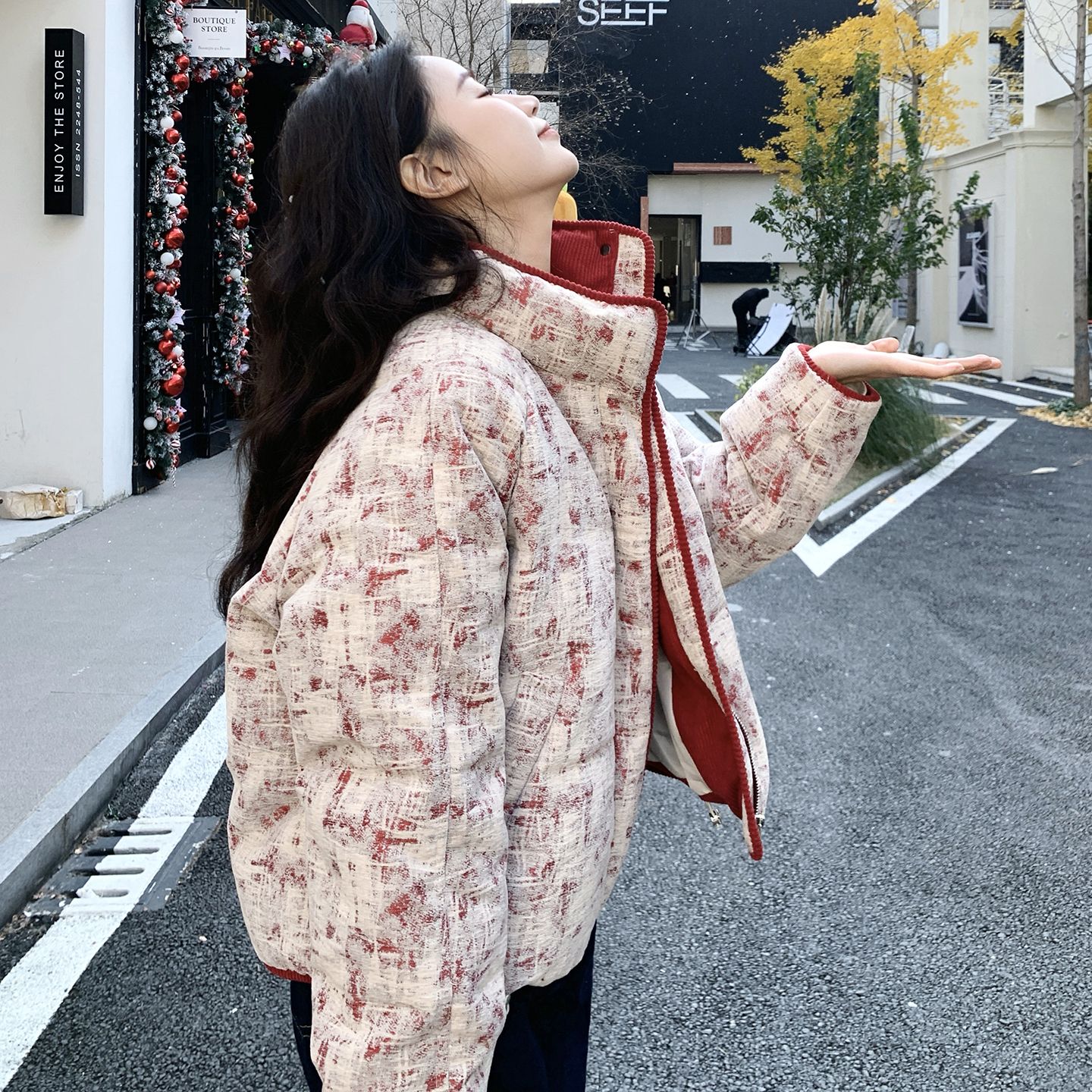 巨好看的棉服女短款冬季2025年新款小个子流行爆款超好看厚外套