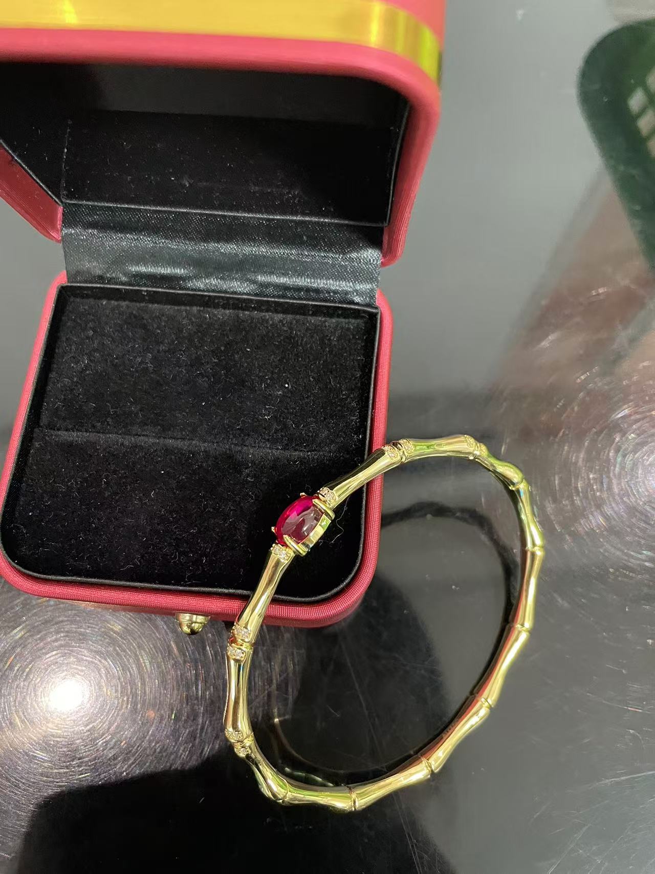 【米米甄选 绚丽多彩】 黄手镯 C-415