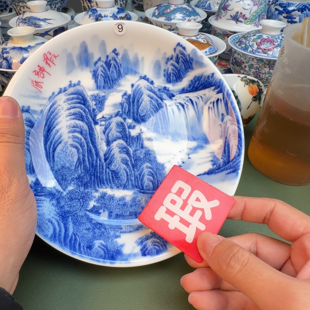 陶纯手工纯手绘茶具383