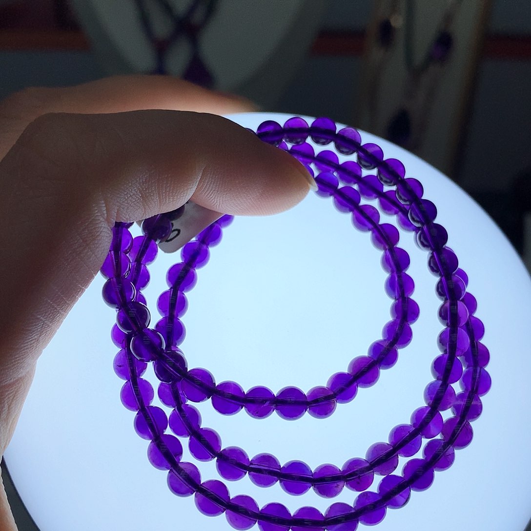 乌拉圭多圈手链未镶嵌紫晶