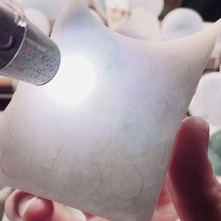 翡翠裸石翡翠片料