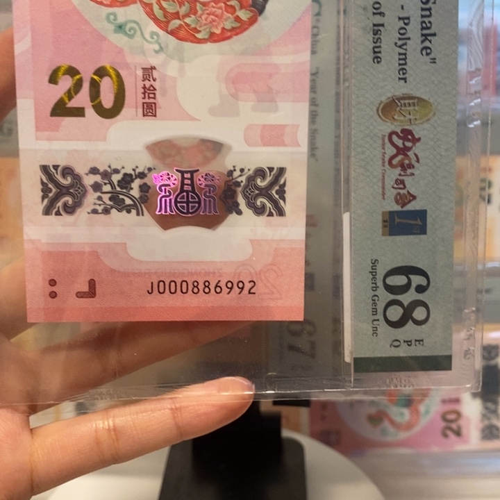 蛇钞财富司令朦胧龙珠号首日标