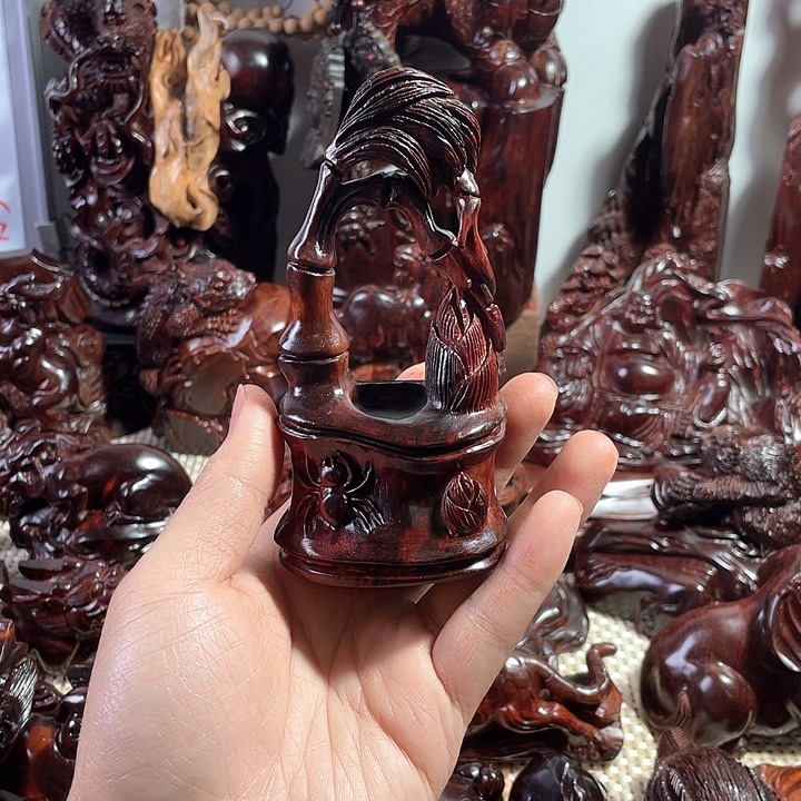 宝***木小叶紫檀檀香紫檀竹篮