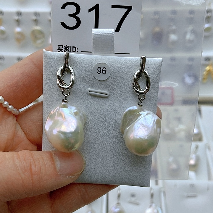 淡水珍珠颈饰银S925镶嵌