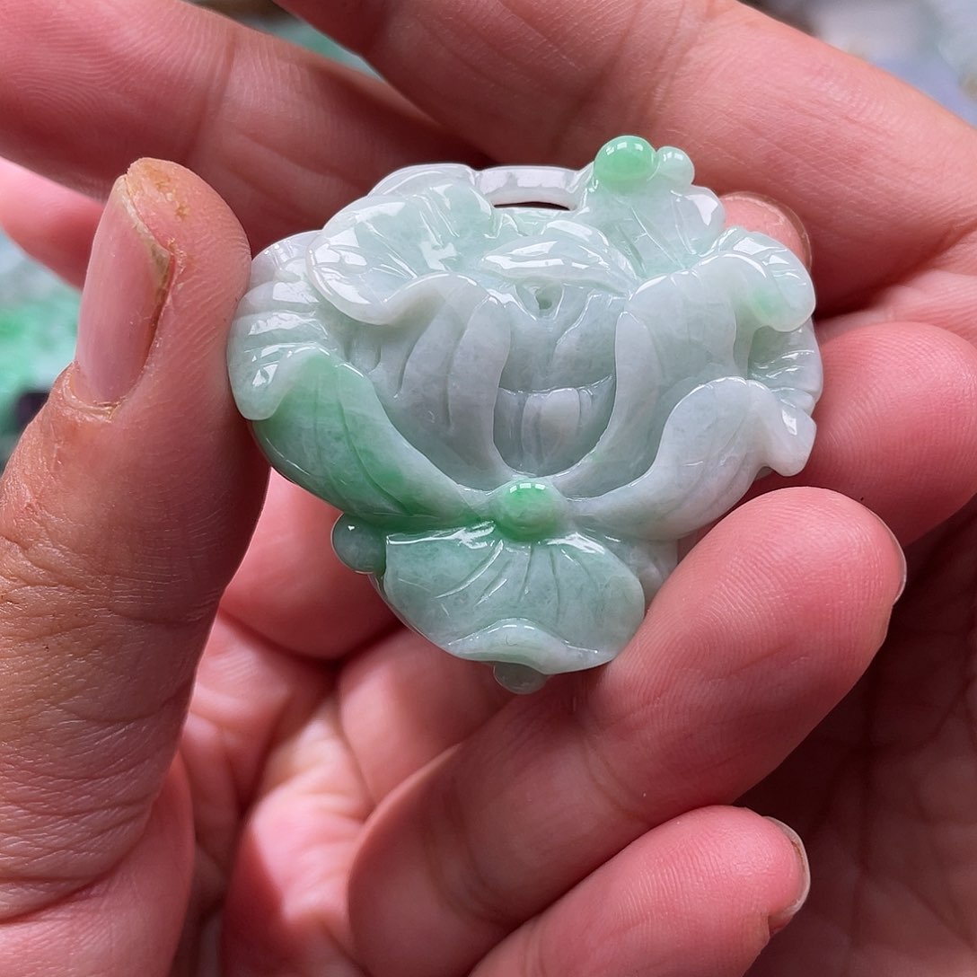 颈饰未镶嵌翡翠翡玉缘翡翠