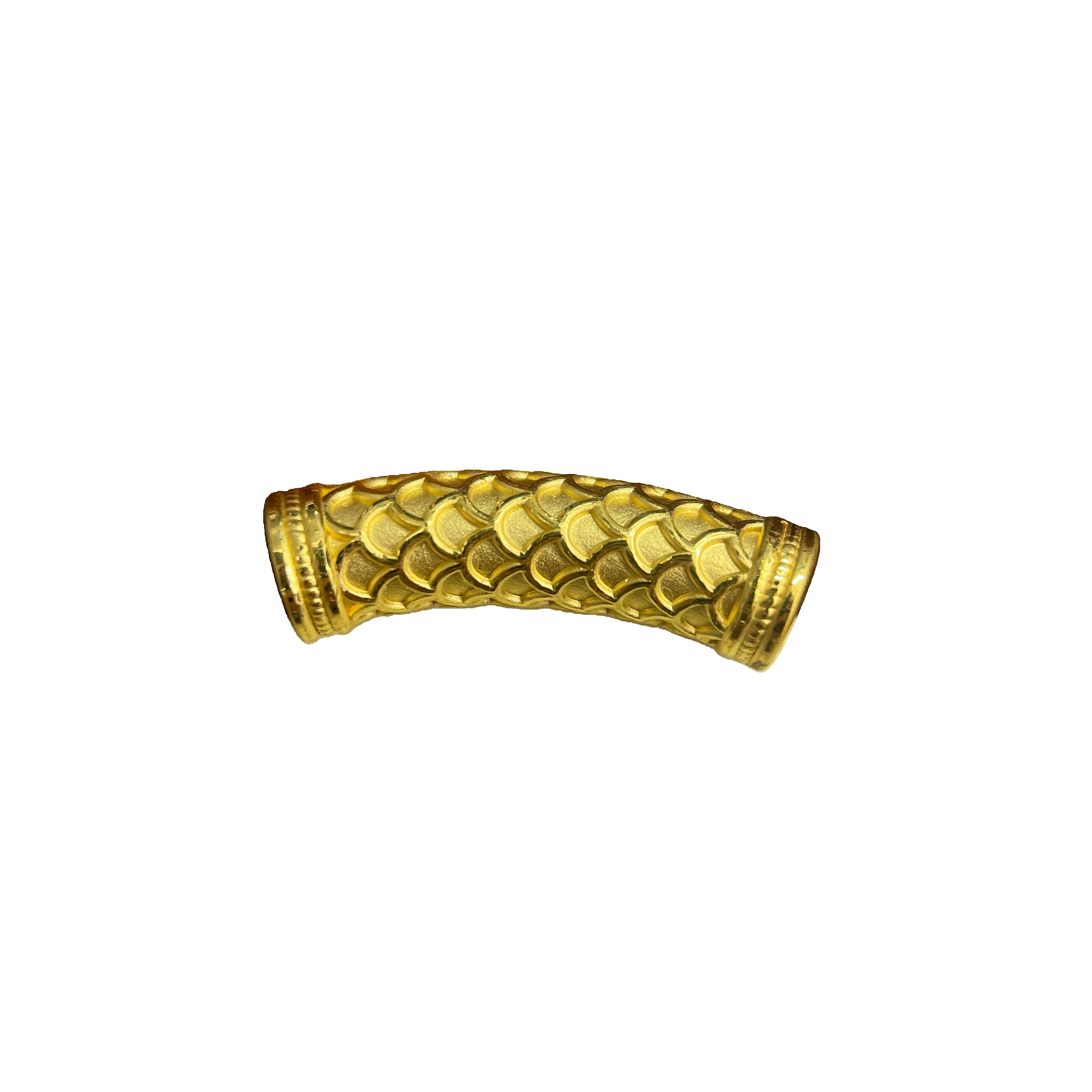 黄金直播间足金999龙鳞弯管DP2401-02290