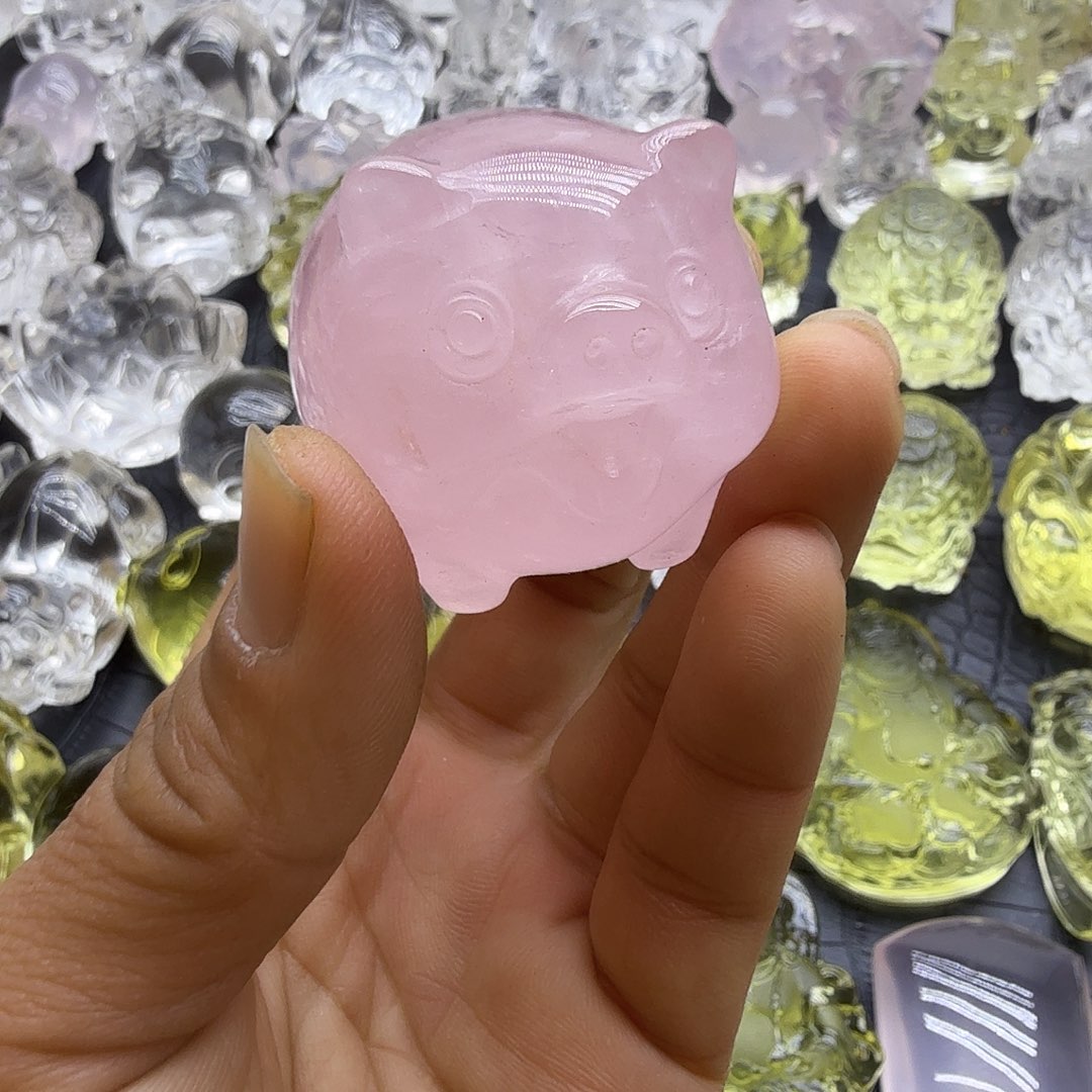 水晶颈饰未镶嵌摆件