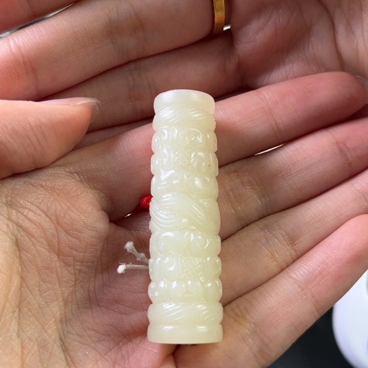 和田玉挂件未镶嵌星***阔