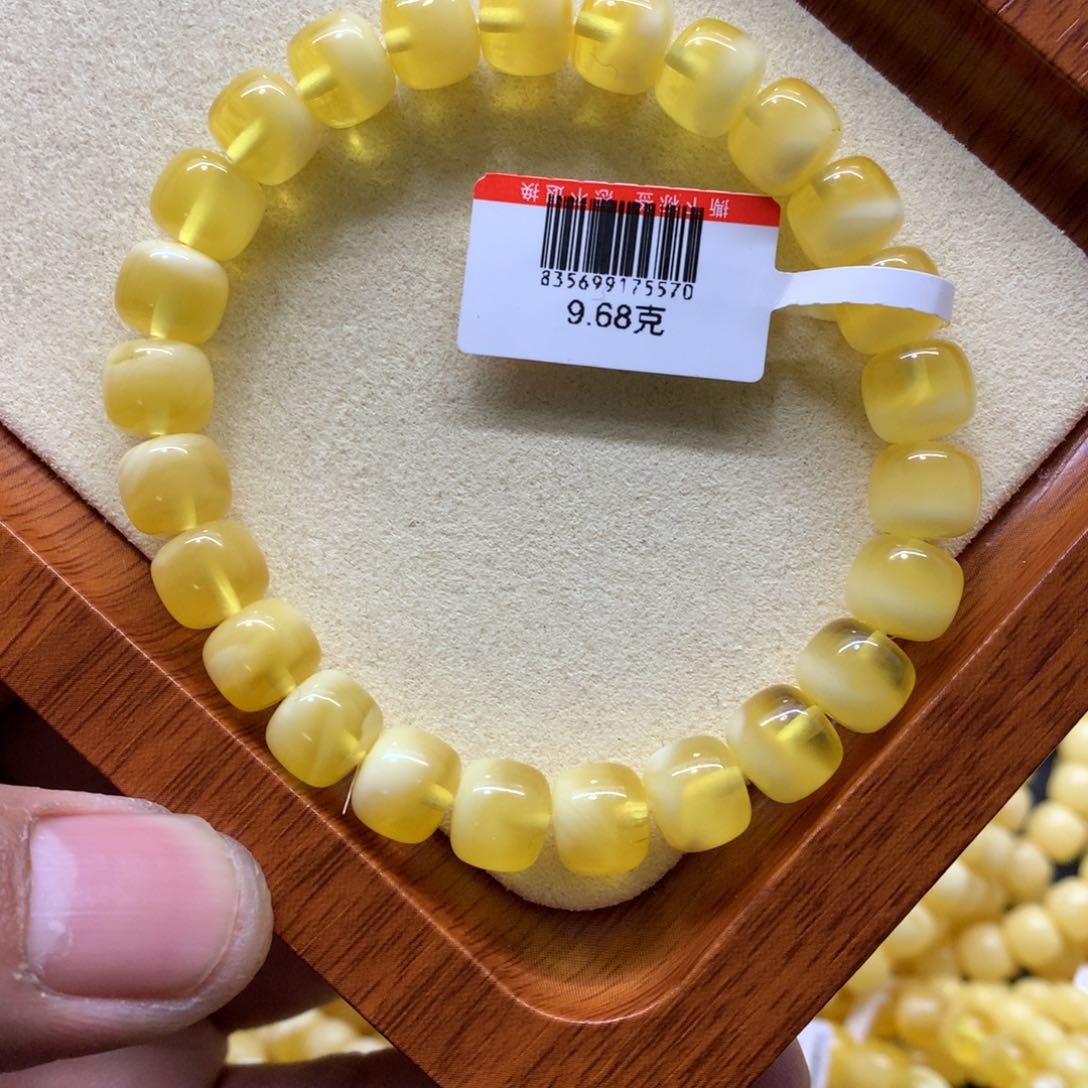 蜜蜡手链未镶嵌蜜蜡