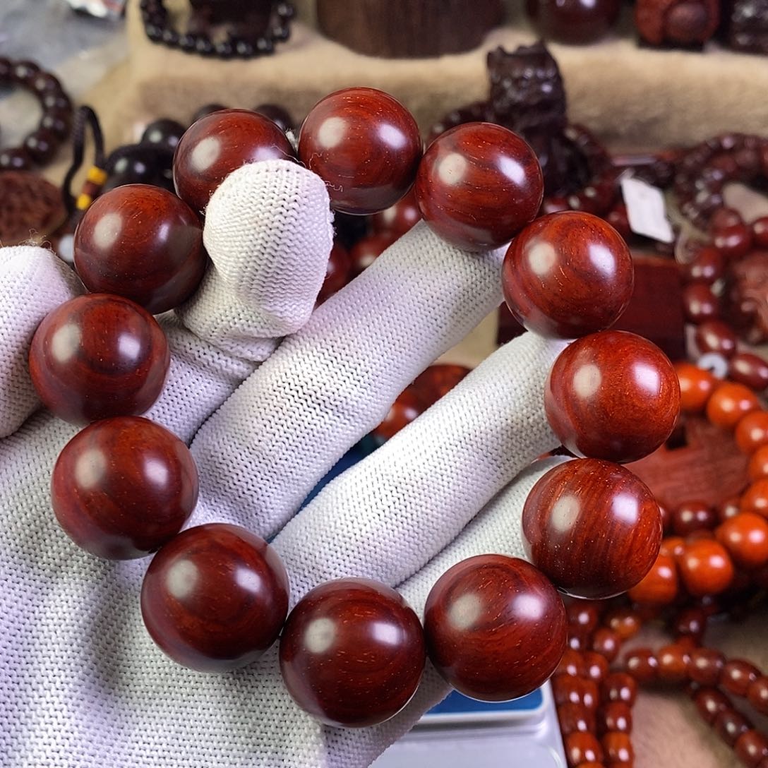 小叶紫檀手串/手链用****0无胶无蜡20鱼鳞泥料