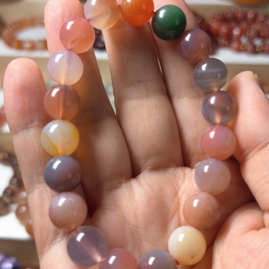 玛瑙/玉髓手链未镶嵌