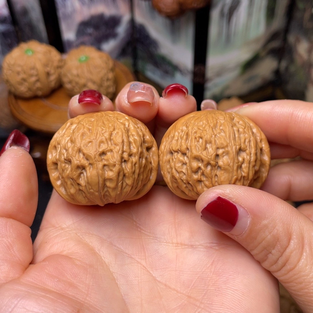 文玩核桃把件36铁锤