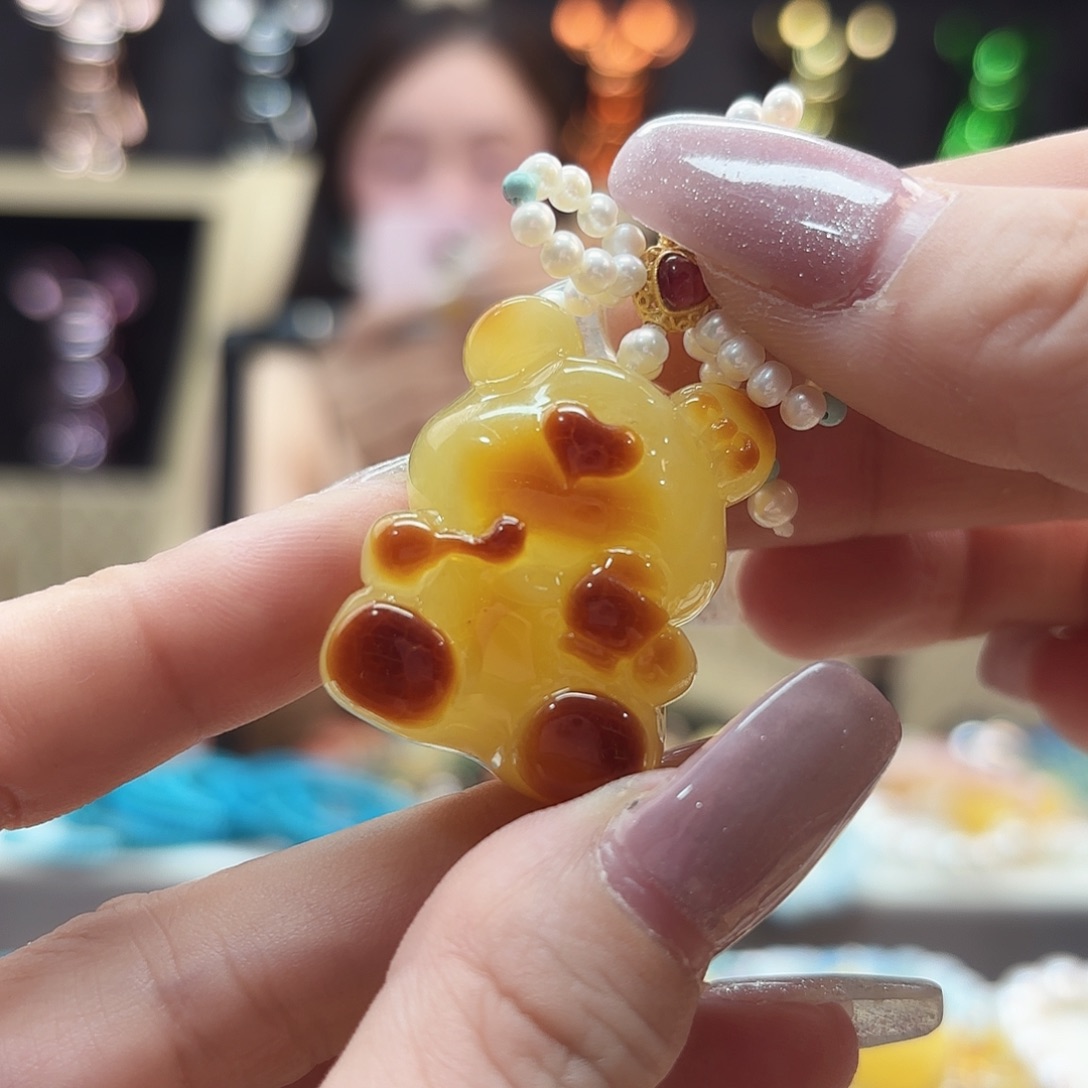 琥珀未镶嵌手链琥珀