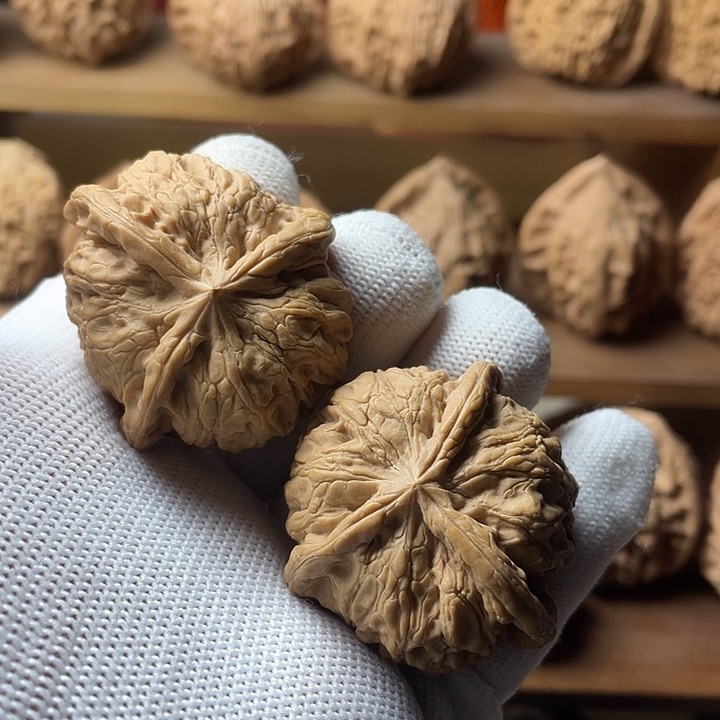 吊坠文玩核桃雨花石狮子头41